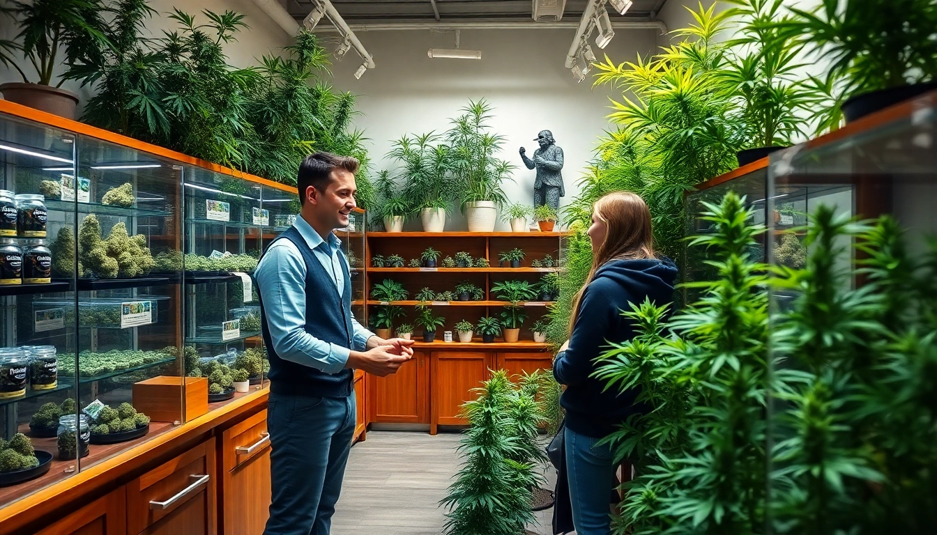 Discover where can u buy weed in a welcoming cannabis shop with vibrant displays.
