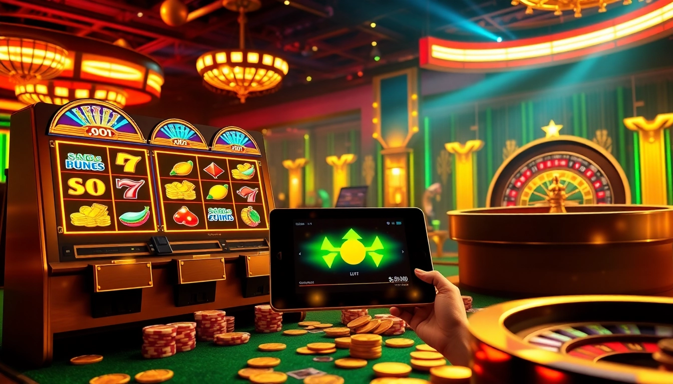 PEN4D alternatif showcasing an exciting online slot game experience with vibrant machines and players enjoying big wins.