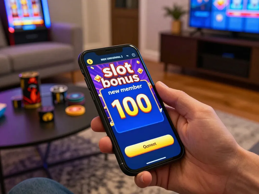 Claim your slot bonus new member 100 while enjoying lively online gaming from home