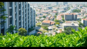 Showcasing tampines ec, a modern executive condominium amidst greenery in a vibrant community setting.