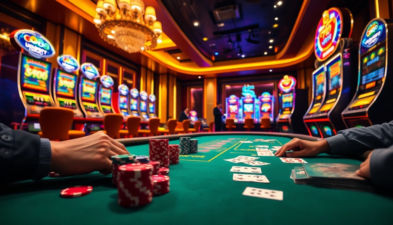 Experience the excitement of tải go88 with vibrant casino games and engaging players.