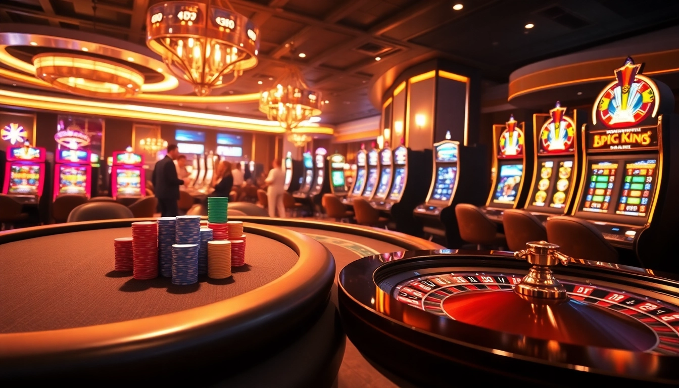 Experience the thrill of pg slot demo gameplay at a luxurious casino setting.